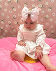 Floating Butterflies Capri Baby Bow