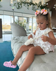 Peach Sorbet Giselle Baby Bow