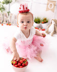 Strawberry Birthday Crown