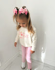 Little Piggy Capri Baby Bow