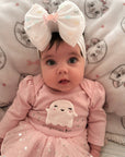 Just Girl Things Capri Baby Bow