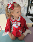 Strawberry Shortcake Capri Baby Bow