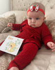 Strawberry Shortcake Capri Baby Bow