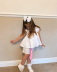 Just Girl Things Capri Baby Bow