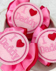 I Love Daddy Capri Baby Bow