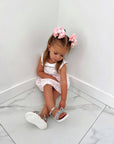 Peaches & Cream Capri Baby Bow