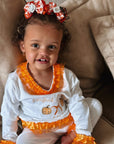 Pumpkin Picking Capri Baby Bow