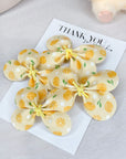 Lemon Sorbet Baby Bow