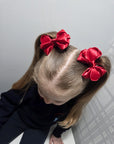 Our Satin Ivy Baby Bows