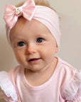Personalised Luxe Satin Capri Baby Bows