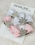 Every Girl Need Her Crown Pigtail Set