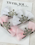 Every Girl Need Her Crown Pigtail Set