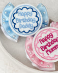 Happy Birthday Mummy/Daddy Capri Baby Bow