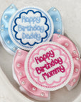 Happy Birthday Mummy/Daddy Capri Baby Bow