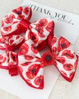 Remembrance Day Capri Baby Bow