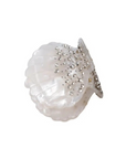 Mini Sea Shell Claw Clip - Pearl