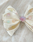 Sea Shells By The Sea Shore Ivy Satin Bow