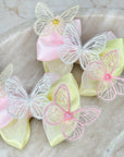 Butterflies Of Summer Baby Bow