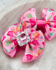 Fruit Salad Satin Baby Bow