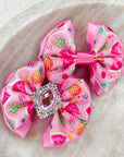 Fruit Salad Satin Baby Bow