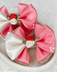 Peaches & Cream Bebe Baby Bow