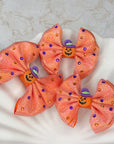 Jack-o’-lantern Capri Baby Bow