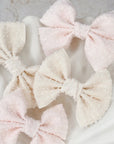 Fuzzy Capri Baby Bows