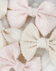 Fuzzy Capri Baby Bows