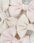 Fuzzy Capri Baby Bows