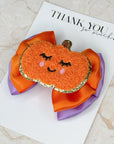 Cute Little Pumpkin Capri Baby Bow