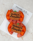 Mummy & Daddy’s Pumpkin Capri Baby Bow