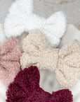 Bouclé Capri Baby Bows