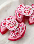 Strawberry Girly Capri Baby Bow
