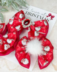 Here Comes Santa Claus Capri Baby Bow