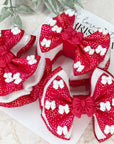 All I Want For Christmas Capri Baby Bow