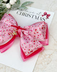 Candy Cane Land Capri Baby Bow