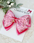 Candy Cane Land Capri Baby Bow