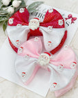 Naughty & Nice List Capri Baby Bow