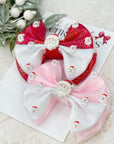 Naughty & Nice List Capri Baby Bow