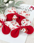 Father Christmas Baby Bow
