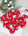 Here Comes Santa Claus Mini Capri & Prinny Baby Bows