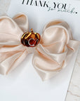 Pumpkin Pie Ivy Satin Bow