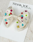 Our Satin Fun Gem Capri Baby Bows