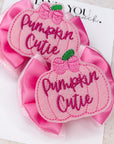 Pumpkin Cutie Capri Baby Bow