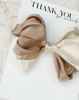 Champagne Pop Ivy Satin Bow