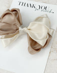 Champagne Pop Ivy Satin Bow