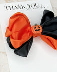 Jack-O’-Lantern Ivy Satin Bow