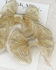Fall Glistens Capri Baby Bow