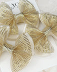 Fall Glistens Capri Baby Bow