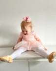 Pink Ballet Dancer Baby Bow